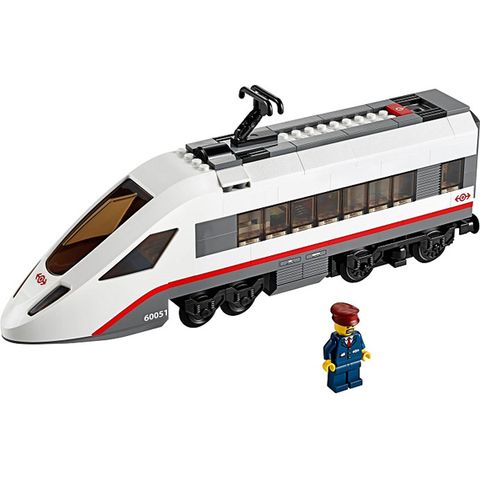 Lego City 60051 - Xe Lửa Siêu Tốc với đoàn tàu hiện đại
