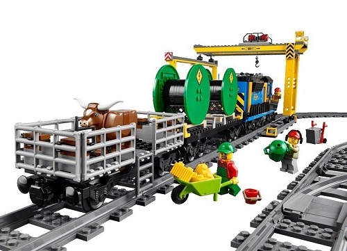 Lego City 60052 - Xe Lửa Vận Tải cho bé thỏa sức khám phá