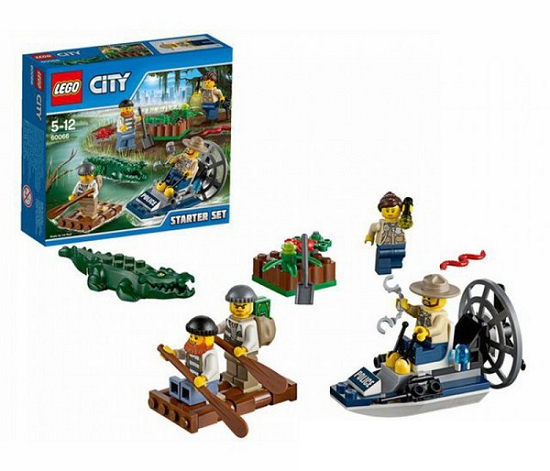 Bộ Lego City 60066 - Cảnh Sát Đầm Lầy - Bộ Khởi Đầu