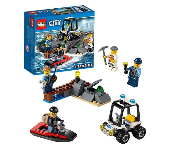 Mô hình chi tiết đồ chơi Lego City 60127 - Cảnh sát biển khơi bộ khởi đầu