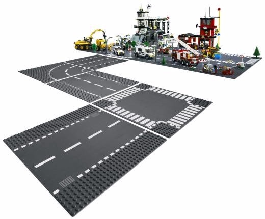 Lego City 7280 – Bộ 2 tấm nền đường mô hình hấp dẫn với nhiều chi tiết tinh xảo
