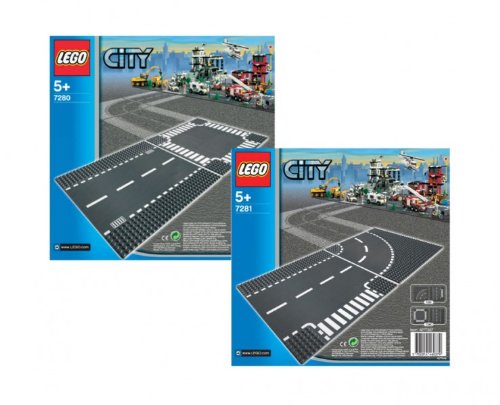 Giúp bé hiểu hơn về an toàn giao thông với bộ xếp hình Lego City 7280 – Bộ 2 tấm nền đường