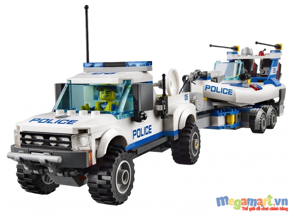 Miếng ghép của các bộ Lego City tinh xảo, sắc nét, dễ tháo lắp và an toàn