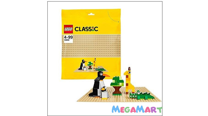 Tấm nền Lego Classic giá rẻ có thể chứa các mô hình Lego phía trên