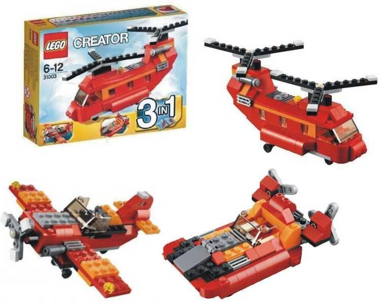 3 mô hình cùng hội tụ trong bộ đồ chơi Lego Creator 31003 - Trực Thăng Đỏ