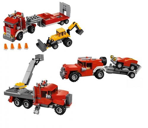 Toàn bộ các mô hình có thể tạo ra trong Lego Creator 31005 - Xe Tải Chuyên Dụng