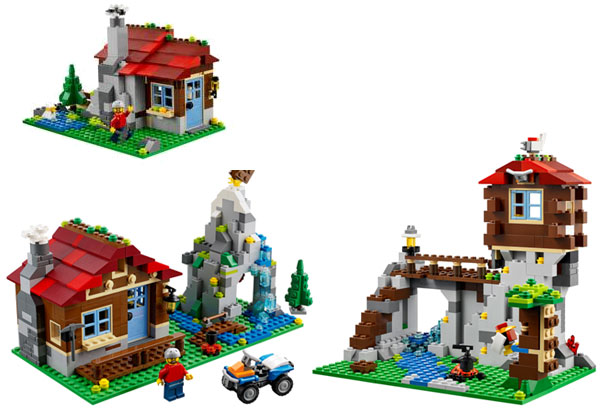 Bộ xếp hình Lego Creator 31025 - Nhà Trên Núi