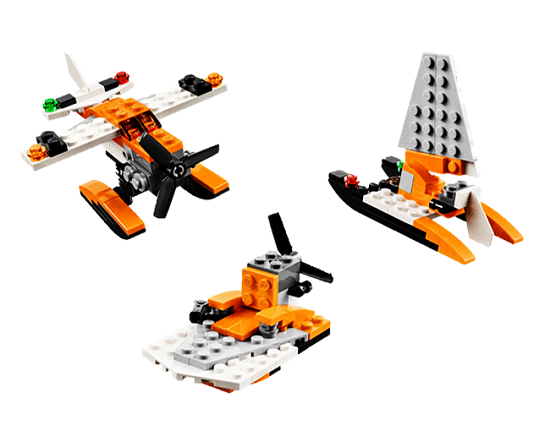 3 mẫu phương tiện trong Lego Creator 31028