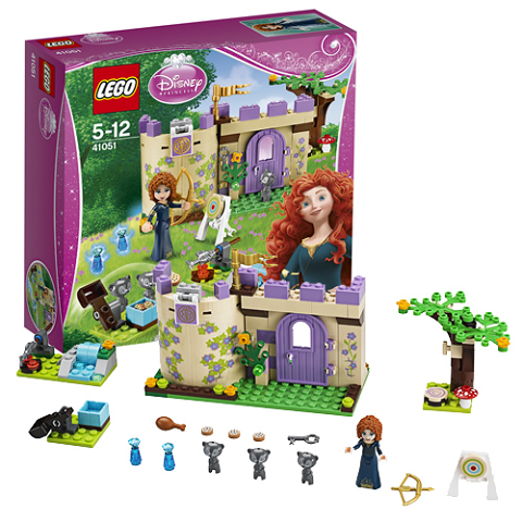 Trọn bộ chi tiết trong Lego Disney Princess 41051 - Trò chơi của Merida