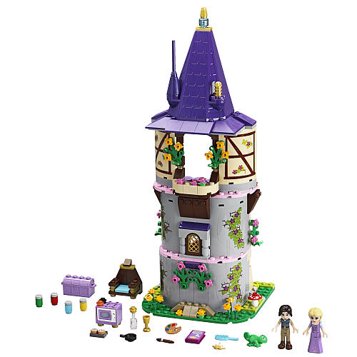 Trọn bộ các chi tiết có trong bộ đồ chơi Lego Disney Princess 41054 - Tháp Sáng Tạo của Rapunzel