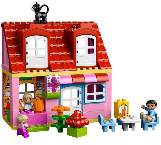 Các chi tiết trong bộ Lego Duplo 10505 - Nhà Chơi Của Bé