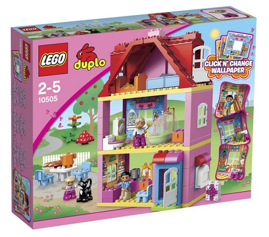 Vỏ hộp sản phẩm Lego Duplo 10505 - Nhà Chơi Của Bé