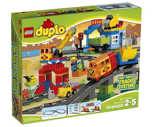 Vỏ hộp sản phẩm Lego Duplo 10508 - Bộ Xe Lửa Cao Cấp