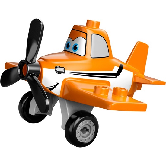 Chiếc máy bay trong bộ xếp hình Lego Duplo 10509 - Ồn ào khói bụi