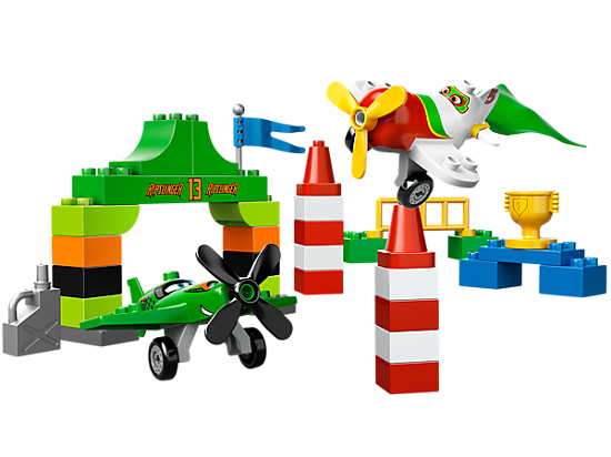 Toàn bộ các chi tiết bộ sản phẩm Lego Duplo 10510 - Vòng đua trên không