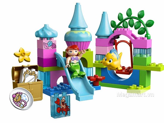 Các chi tiết có trong bộ Lego Duplo 10515 - Lâu Đài Dưới Biển Của Nàng Tiên Cá