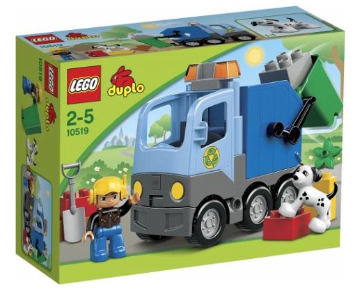 Vỏ của bộ xếp hình Lego Duplo 10519 - Xe Tải Garbage