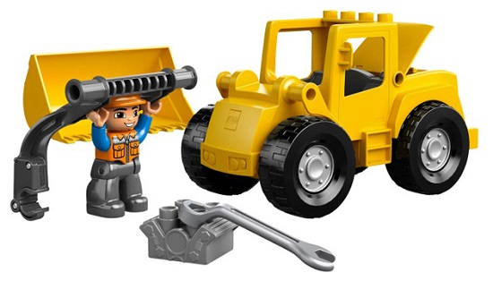 Lego Duplo 10520 - Máy Xúc Lớn - Các nhân vật trong bộ xếp hình