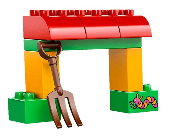 Các phụ kbộ xếp hình Lego Duplo 10524 - Xe Kéo Trang Trại iện trong bộ