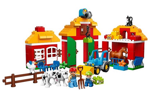 Toàn bộ các chi tiết trong bộ Lego Duplo 10525 - Nông Trại Lớn