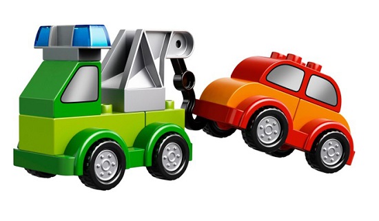 Hình ảnh những chiếc xe trong bộ xếp hình Lego Duplo 10552 - Xe hơi sáng tạo