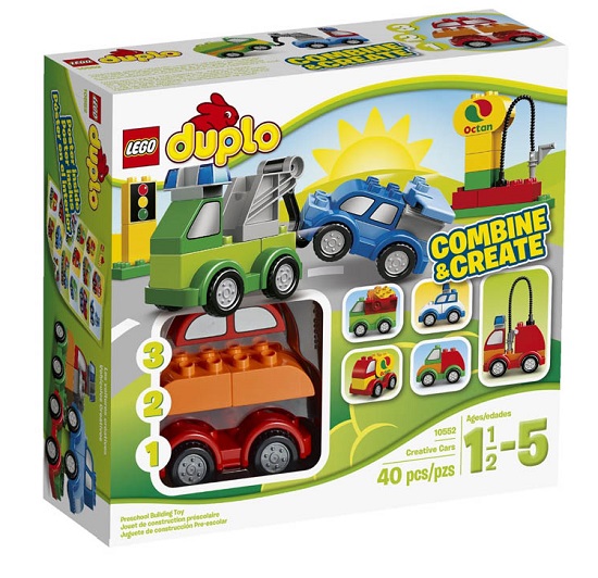 Vỏ hộp sản phẩm Lego Duplo 10552 - Xe hơi sáng tạo