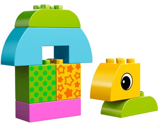 Các chi tiết trong bộ Lego Duplo 10554 - Lắp Ráp Xe Kéo