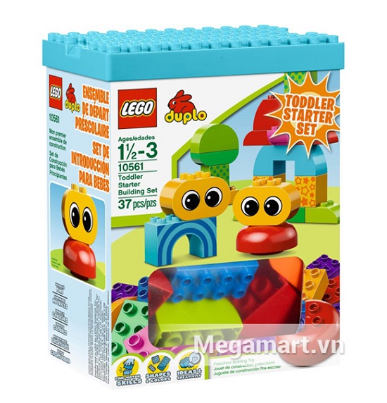 Vỏ hộp sản phẩm Lego Duplo 10561 - Mô hình lắp ráp Toddler Starter Building Set