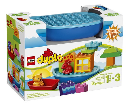 Vỏ hộp bộ sản phẩm Lego Duplo 10567 - Khởi Đầu Lắp Ráp Tàu Thuyền