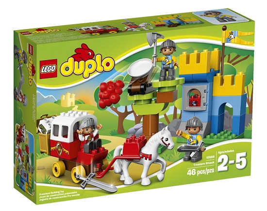 vỏ hộp sản phẩm Lego Duplo 10569 - Tấn Công Kho Báu