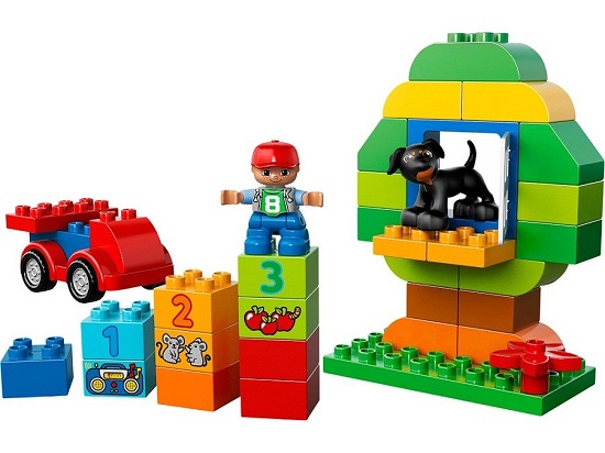 Các nhân vật có trong bộ Lego Duplo 10572 - Thùng gạch vui vẻ