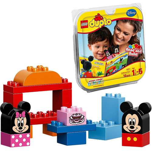 Hình ảnh các mảnh ghép trong bộ xếp hình Lego Duplo 10579 - Lắp Ráp và Kể Chuyện cùng Mickey