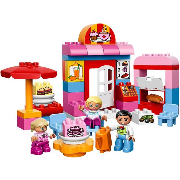 Toàn cảnh bộ đồ chơi Lego 10587 - Duplo Café