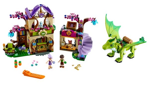 Bộ xếp hình Lego Elves 41176 - Phiên Chợ Bí Mật với các mô hình độc đáo