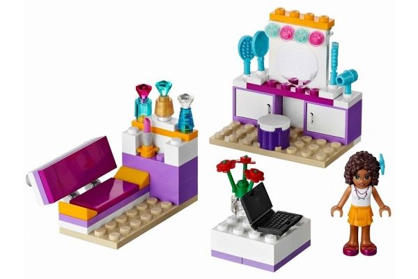 Hình ảnh toàn bộ sản phẩm Lego Friends 41009 - Phòng Ngủ Của Andrea