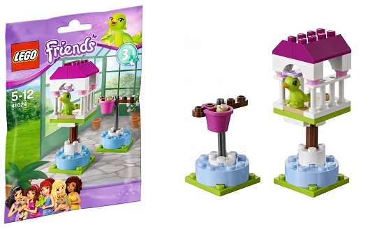 Hình ảnh thực tế bên ngoài và các mô hình có trong Lego Friends 41024 - Cây Cho Két