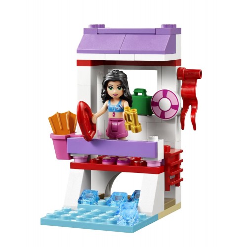 Mô hình chòi cứu hộ sinh động trong bộ xếp hình Lego Friends 41028 - Chòi Cứu Hộ Của Emma