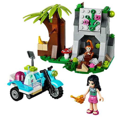 Trọn bộ các mô hình sau khi hoàn thành của bộ đồ chơi Lego Friends 41032 - Trạm Xe Trong Rừng