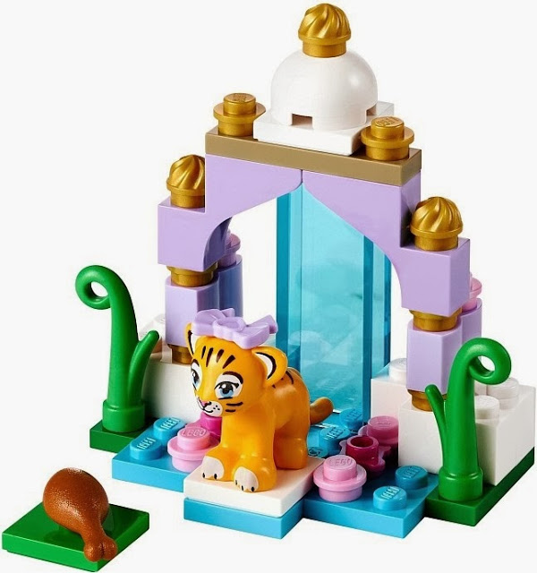 Trọn bộ các chi tiết có trong bộ xếp hình Lego Friends 41042 - Ngôi Đền Của Hổ