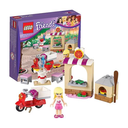 Trọn bộ các chi tiết mà bé sẽ sở hữu trong bộ xếp hình Lego Friends 41092 - Cửa Hàng Bánh Pizza Của Stephanie