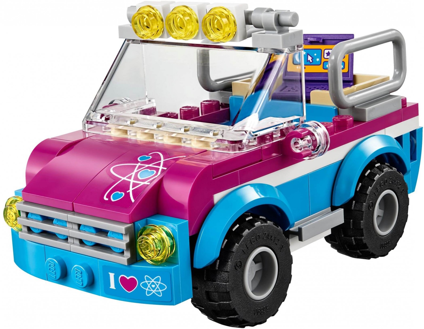 Bộ xếp hình Lego Friends 41116 với mô hình Xe Khám Phá Của Olivia vô cùng độc đáo