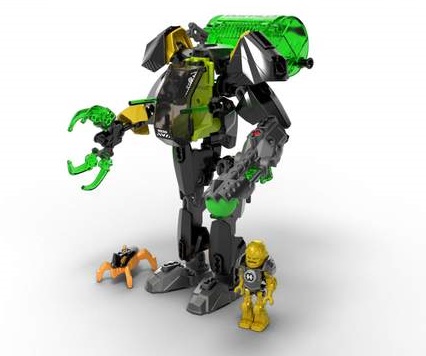 Các chi tiết chính trong bộ xếp hình Lego Hero Factory 44019 - Cỗ Máy Trinh Sát Của Rocka