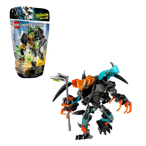 Trọn bộ sản phẩm Lego Hero Factory 44021 - Furno & Evo Đối Đầu Quái Vật Hai Đầu