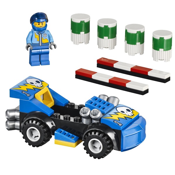 Bộ xếp hình Lego Juniors 10673 - Đường Đua Nghẹt Thở với chủ đề đua xe thú vị