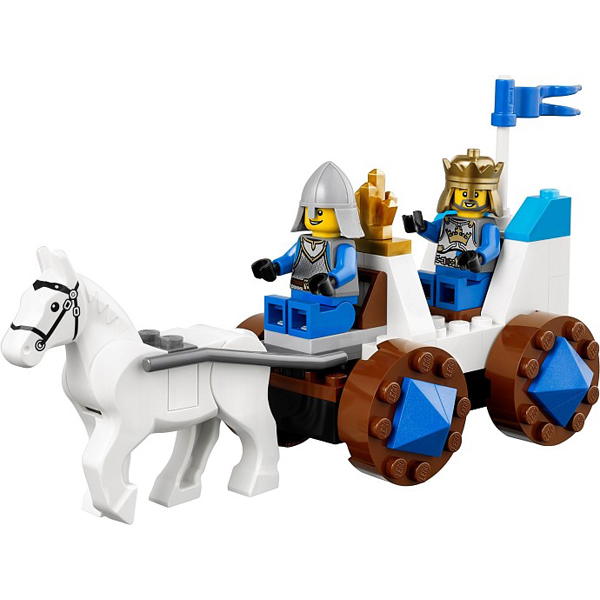 Bé hãy đóng vai làm hiệp sĩ cùng bảo vệ nhà vua trong bộ xếp hình Lego Juniors 10676 - Lâu Đài Hiệp Sĩ nhé