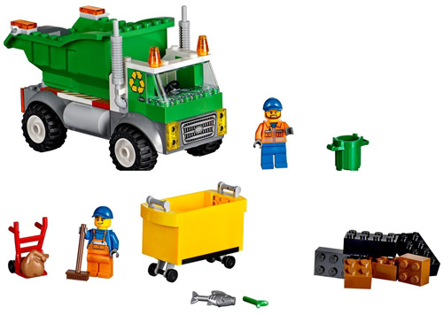 Các mô hình trong đồ chơi Lego Juniors 10680 - Xe Rác