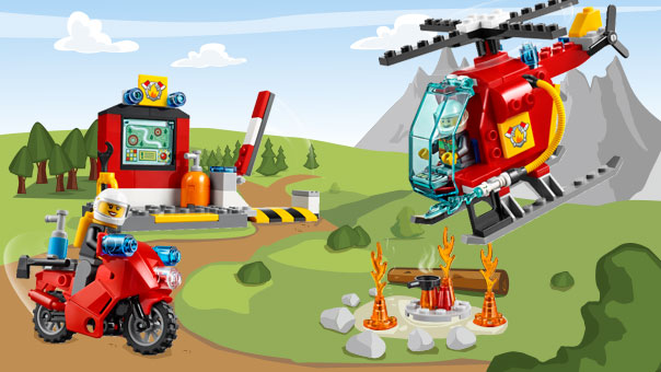 Mô hình Lego Juniors 10685 - Vali Cứu Hỏa