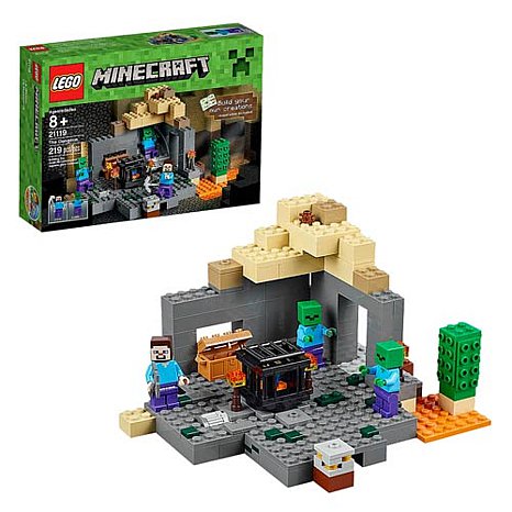 Toàn bộ bộ xếp hình Lego Minecraft 21119 - Ngục tối bí ẩn độc đáo hấp dẫn