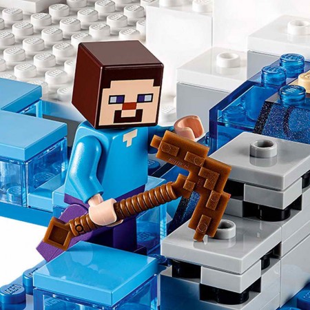 Kích thích khả năng sáng tạo cho bé với bộ xếp hình Lego Minecraft 21120 - Căn cứ băng giá