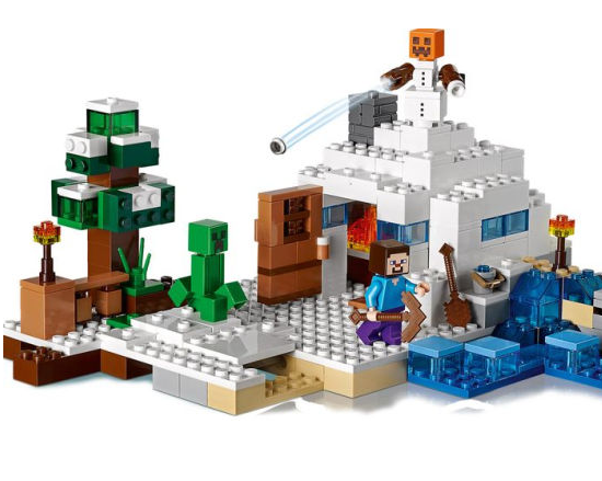 Mô hình Lego Minecraft 21120 - Căn cứ băng giá sau khi hoàn thành